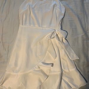 White mini dress